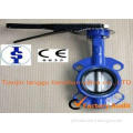 Ductile Iron Wafer Type Butterfly Valve Pneumatic With EPDM